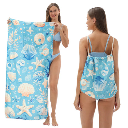 2 In 1 Foldable Towel Backpack