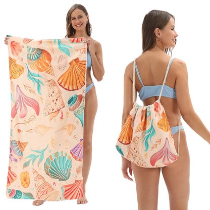 2 In 1 Foldable Towel Backpack