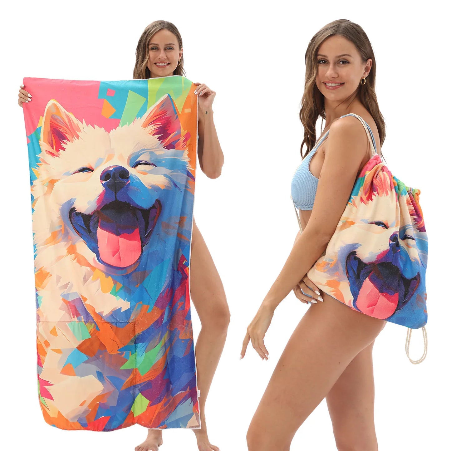 2 In 1 Foldable Towel Backpack