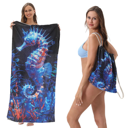 2 In 1 Foldable Towel Backpack