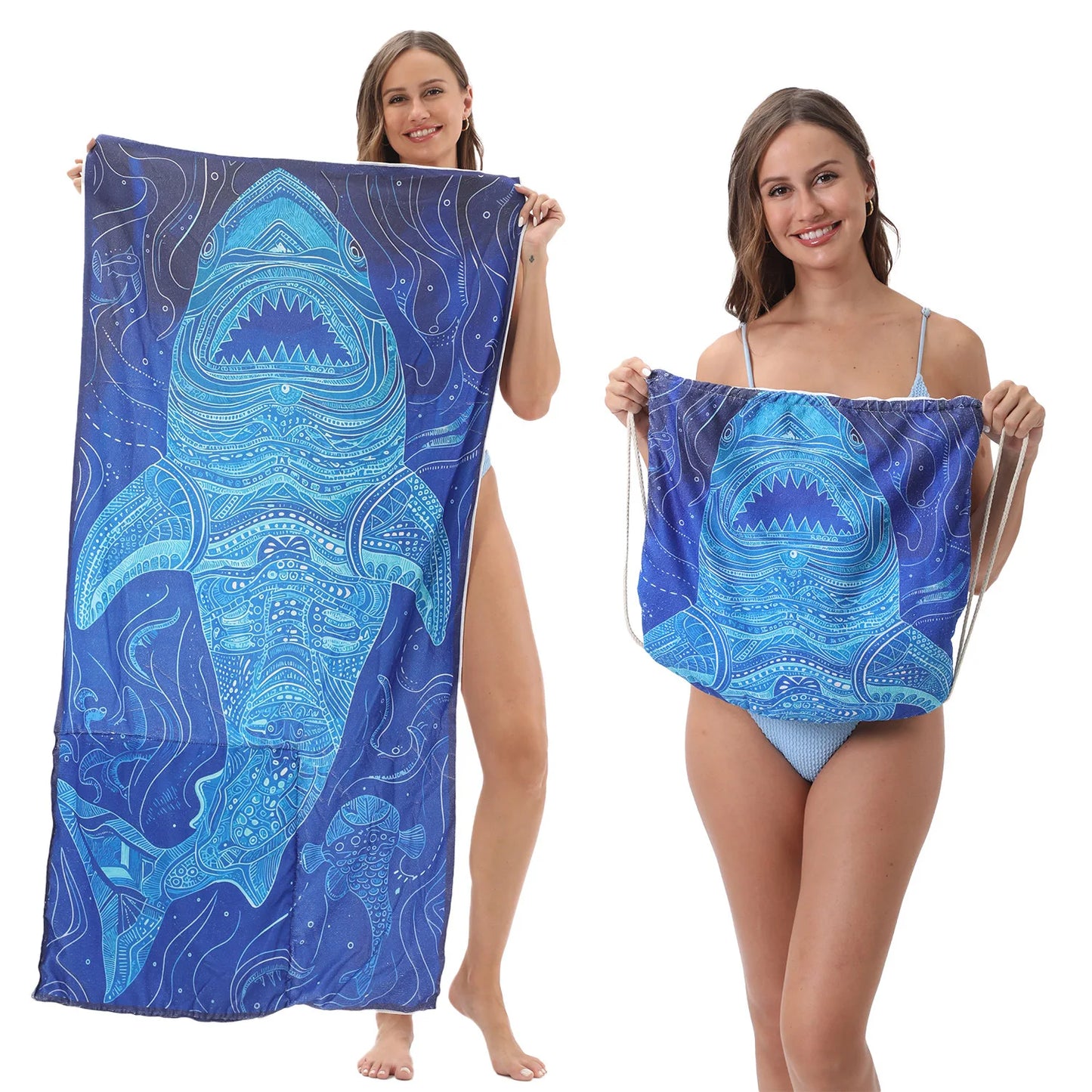2 In 1 Foldable Towel Backpack