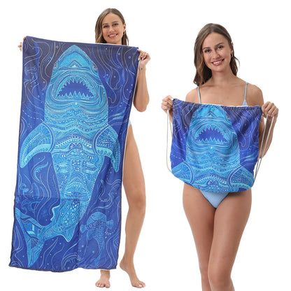 2 In 1 Foldable Towel Backpack