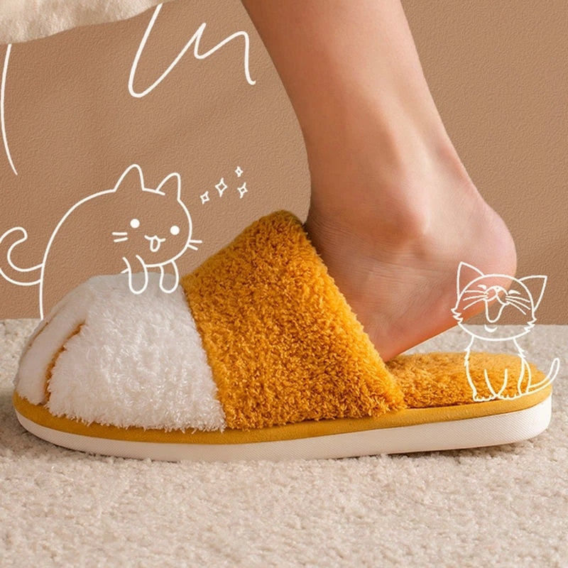 Pawclaws-Indoor Cat Paw Slippers - ZapFair.co